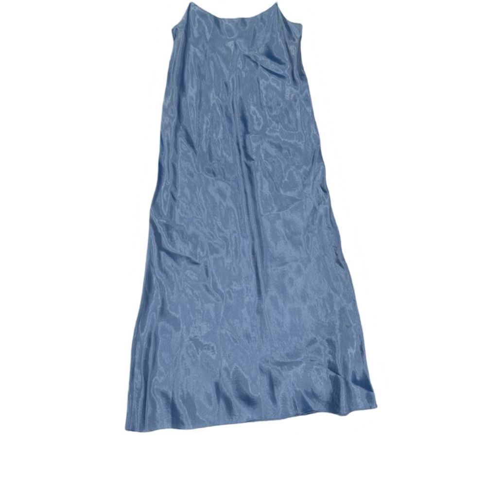 Vince Satin Midi Slipdress